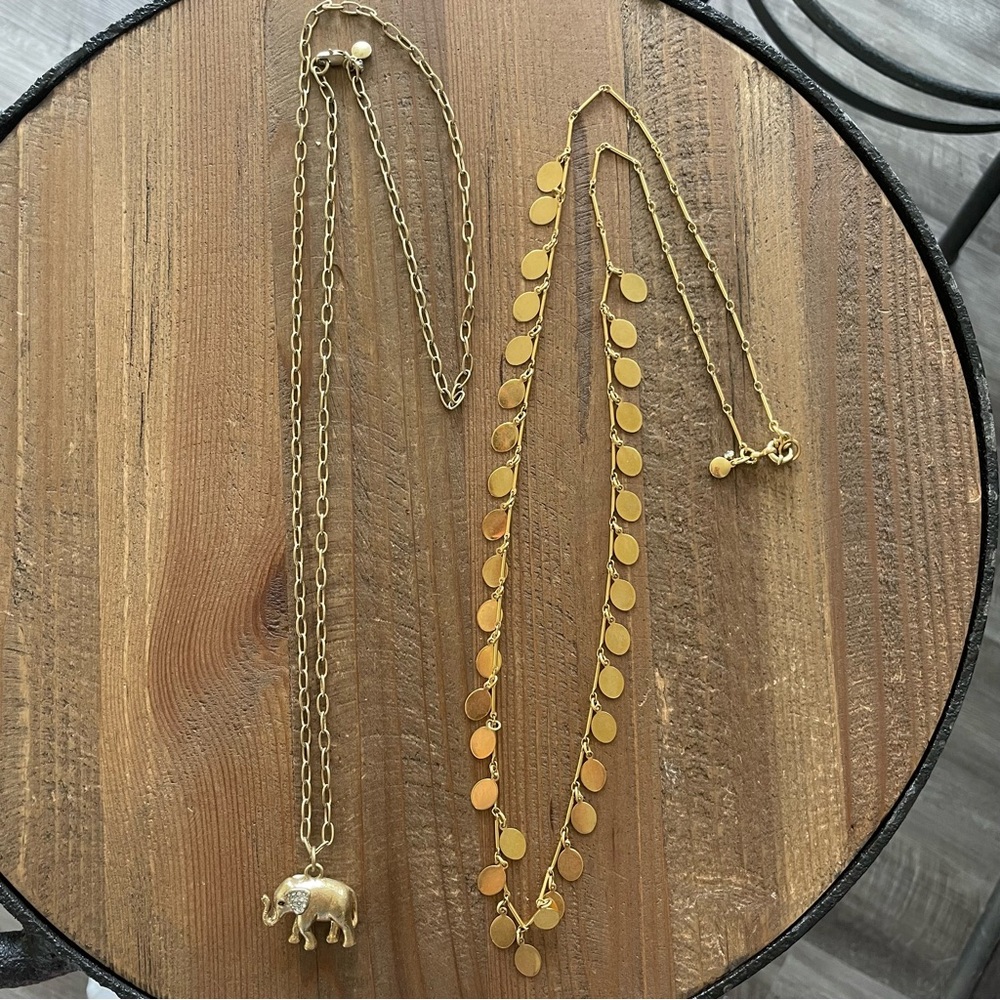 J. Crew Gold Necklaces